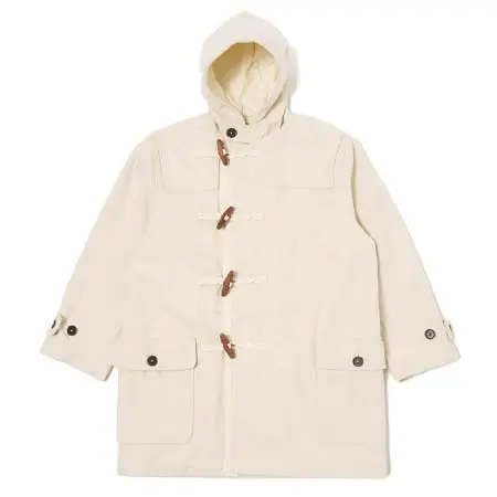 Universal Works(ユニバーサルワークス) Military Duffle Coat in Ecru Marl Mowbray