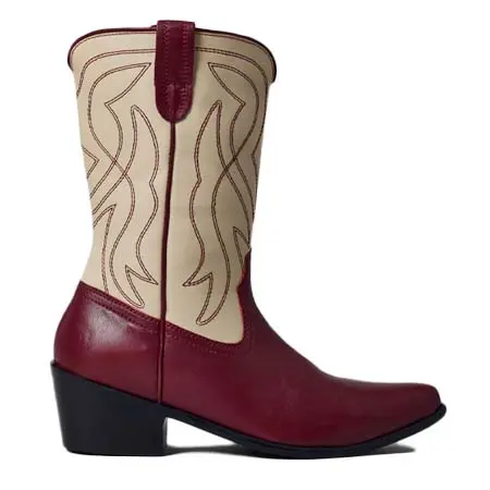 Urban Outfitters(アーバンアウトフィッターズ) UO リーナ・ツートーン・カウボーイ・ブーツ