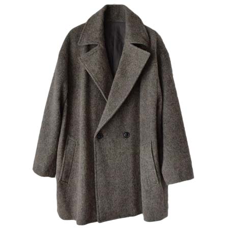 WIRROW(ウィロウ) Shetland twill middle over coat Grege