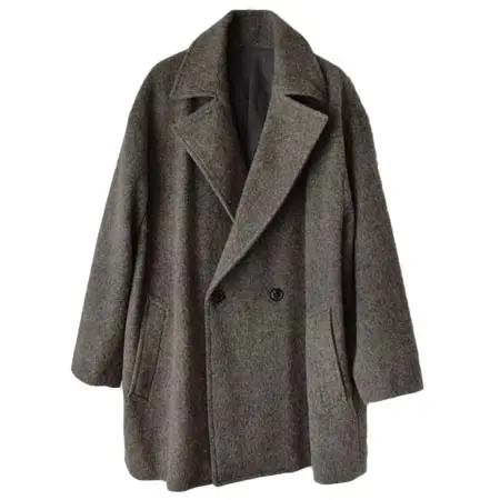 WIRROW(ウィロウ) Shetland twill middle over coat Grege