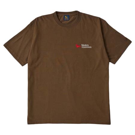 W.W.G(ダブルダブルジー) 別注 モダンアミューズメント クロウ刺繍TEE