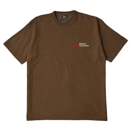 W.W.G(ダブルダブルジー) 別注 モダンアミューズメント クロウ刺繍TEE