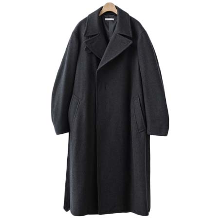 WYM(ウィム) SMOOTH HERRINGBONE MAXI OVER COAT