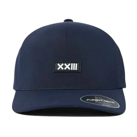 XXIII C’est Vingt-Trois(セバントゥア) ADJUSTABLE RUBBER LOGO NYLON CAP NAVY