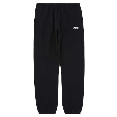 XXIII C’est Vingt-Trois(セバントゥア) ICON LOGO SWEAT PANTS BLK