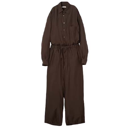 YOKE(ヨーク) CUPRO POLYESTER WASHABLE CHAMBRAY TWILL JUMP SUIT