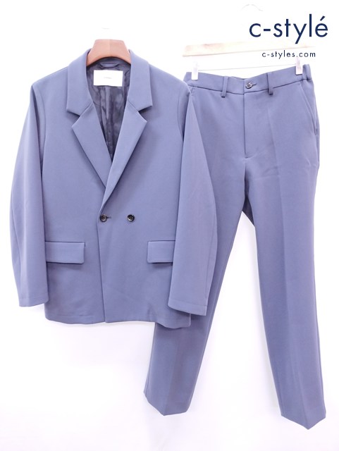 STUDIOUS ステュディオス セミダブルジャケット パンツ セットアップ 1 グレー系 Double Core