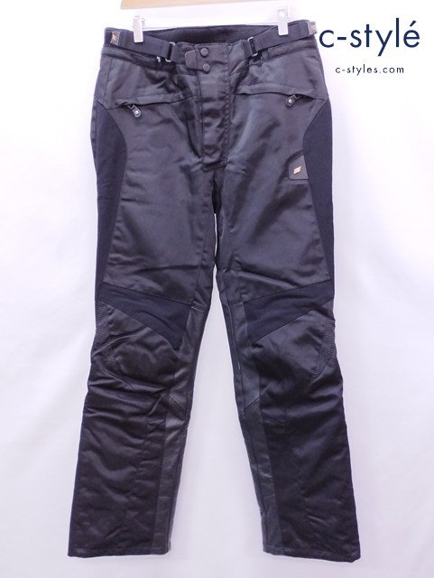 HYDO ヒョウドウ オーバーパンツ L ブラック MHI-013 バイクウェア バイク用品