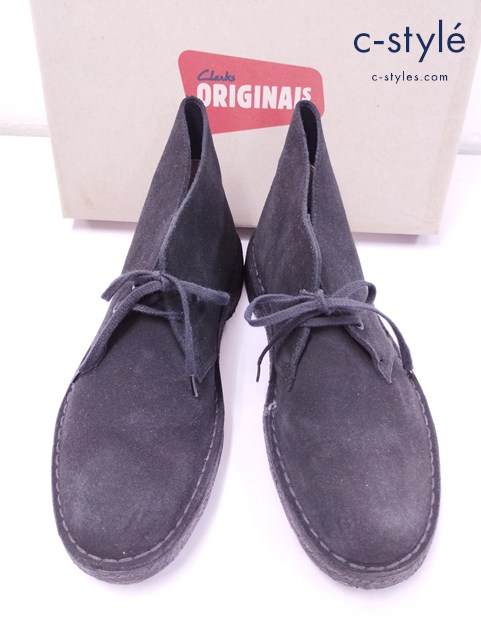Clarks クラークス ブーツ UK7 ブラック DESERT BOOT 250C