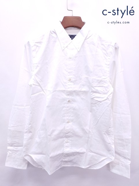 COMME des GARCONS HOMME コムデギャルソンオム 長袖シャツ S ホワイト 綿100％