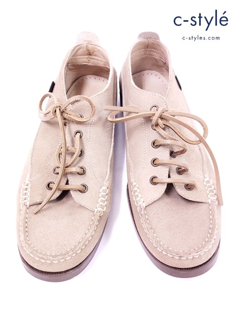 PARABOOT×ISSEY MIYAKE モカシンシューズ 7・1/2 ベージュ レザーシューズ