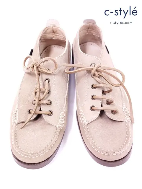 PARABOOT×ISSEY MIYAKE モカシンシューズ 7・1/2 ベージュ レザーシューズ