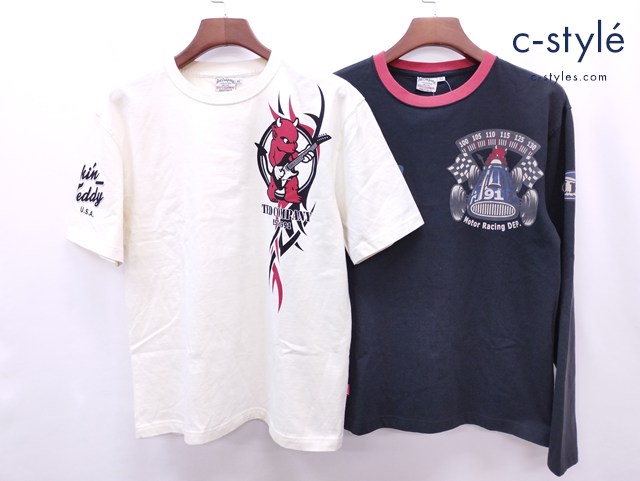 TEDMAN テッドマン 半袖Tシャツ 長袖Ｔシャツ 42 クリーム ブラック Ted Company 綿100％