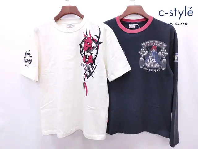 TEDMAN テッドマン 半袖Tシャツ 長袖Ｔシャツ 42 クリーム ブラック Ted Company 綿100％