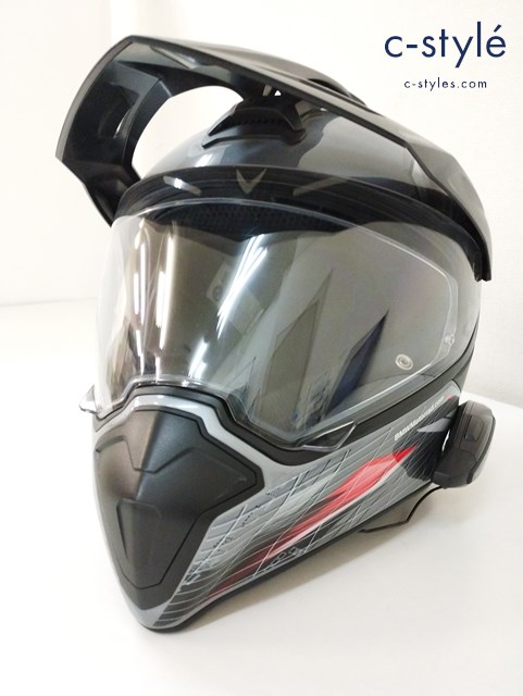 BMW MOTORRAD GSカーボンヘルメット XXＬ（62-63cm） グレー系 エクスプロア インカム付き B+COM