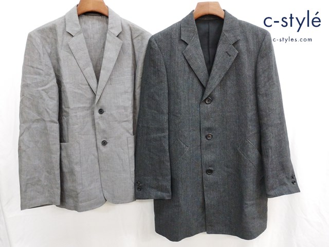 MARGARET HOWELL マーガレットハウエル ジャケット コート M グレー 麻100％