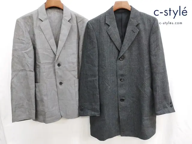 MARGARET HOWELL マーガレットハウエル ジャケット コート M グレー 麻100％