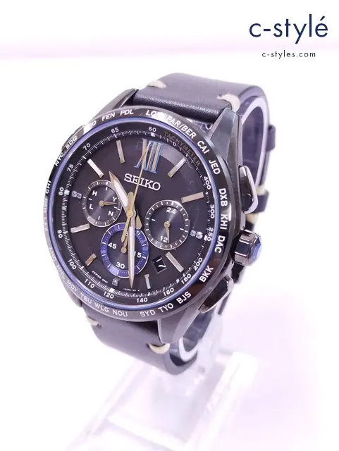 SEIKO セイコー 腕時計 ネイビー系 ブライツ SAGA227 8B92-0AR0 1200本限定 ソーラー式