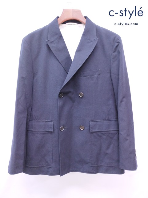 MARGARET HOWELL マーガレットハウエル ジャケット L ネイビー ダブルボタン