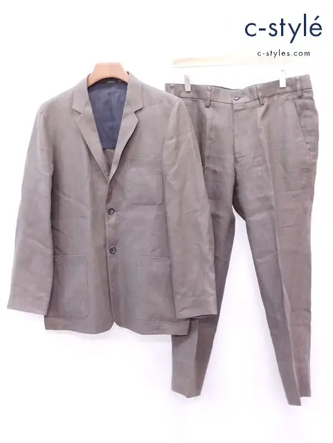 MARGARET HOWELL マーガレットハウエル スーツ セットアップ M L カーキ