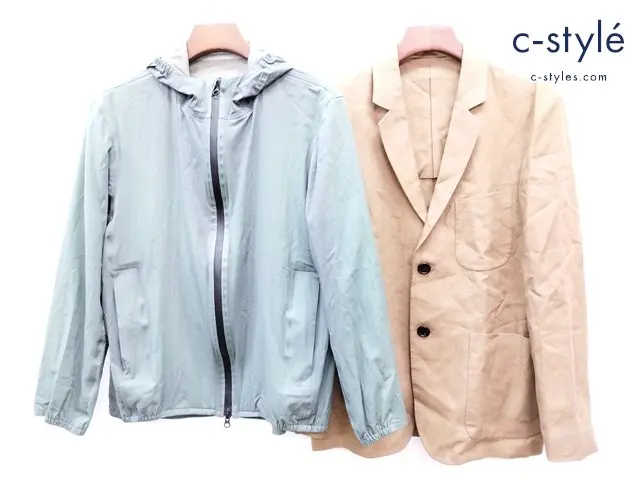 MARGARET HOWELL マーガレットハウエル ジャケット M ブラウン系 グリーン系 2B ジップアップ