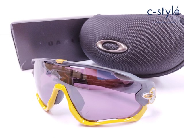 OAKLEY オークリー サングラス グレー×イエロー JAW BREAKER OO9290-6331