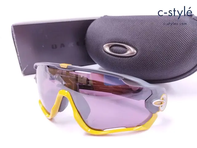 OAKLEY オークリー サングラス グレー×イエロー JAW BREAKER OO9290-6331