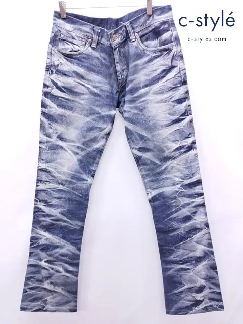 TORNADO MART トルネードマート デニムパンツ L インディゴ ダメージ加工