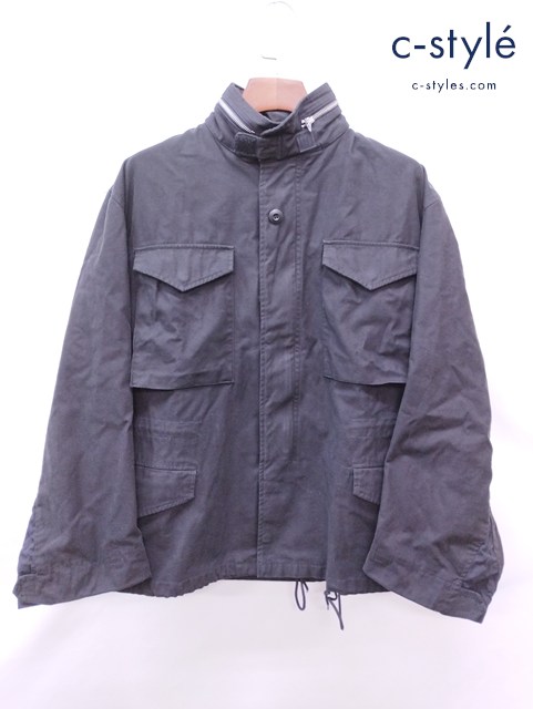 WAIPER.inc ワイパーインク フィールドジャケット SHORT MEDIUM ブラック 米軍 M-65 1stモデル 23WP122