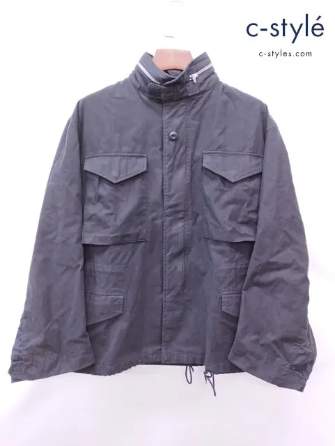 WAIPER.inc ワイパーインク フィールドジャケット SHORT MEDIUM ブラック 米軍 M-65 1stモデル 23WP122