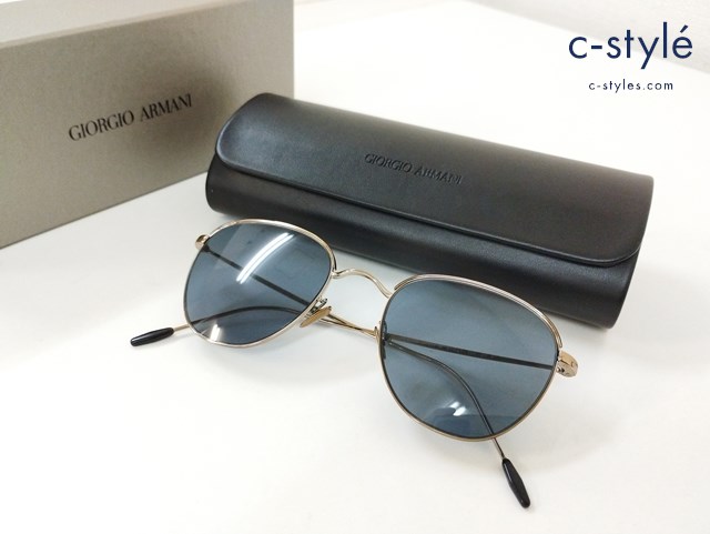 GIORGIO ARMANI ジョルジオアルマーニ サングラス 51□21 150 ゴールド系 AR6048 3028/19 イタリア製