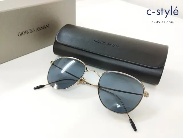 GIORGIO ARMANI ジョルジオアルマーニ サングラス 51□21 150 ゴールド系 AR6048 3028/19 イタリア製