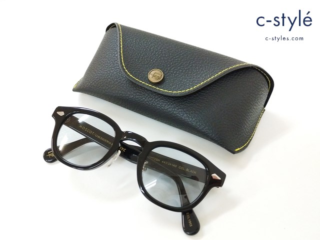 MOSCOT モスコット サングラス 44□24 140 ブラック LEMTOSH Est.1915