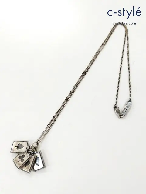 Maison Margiela メゾンマルジェラ トランプネックレス 925 イタリア製