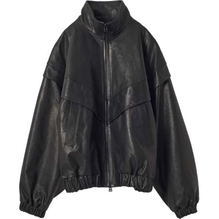 08sircus(ゼロエイトサーカス) Goat leather zip up blouson