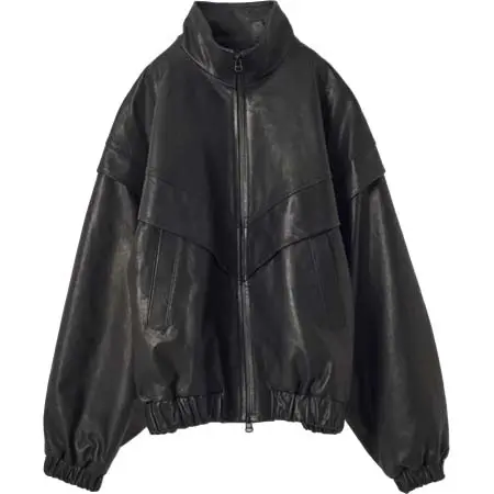 08sircus(ゼロエイトサーカス) Goat leather zip up blouson