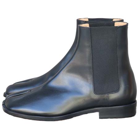 1LDK(ワンエルディーケー) SIDE GORE LEATHER TABI BOOTS[BLACK]