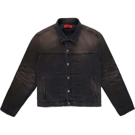 424 on Fairfax(フォートゥーフォーオンフェアファックス) Denim Trucker Jacket in Washed Black