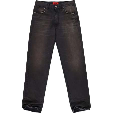 424 on Fairfax(フォートゥーフォーオンフェアファックス) Loose Five Pocket Denim in Washed Black