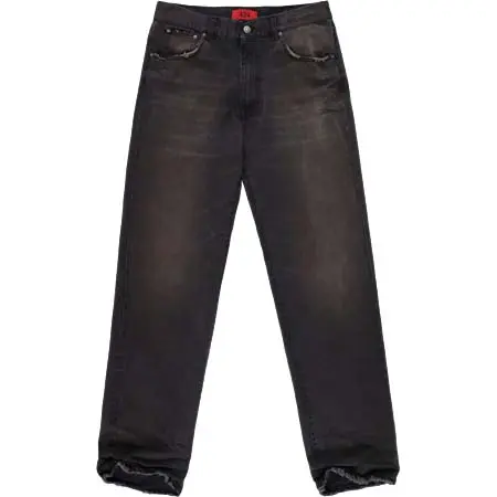 424 on Fairfax(フォートゥーフォーオンフェアファックス) Loose Five Pocket Denim in Washed Black