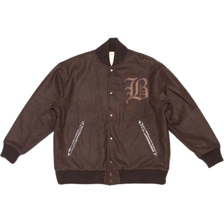 68 & brothers(シックスティエイトアンドブラザーズ) Melton Varsity Jacket “B”