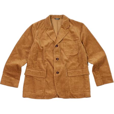 8.15 AUGUST FIFTEENTH(8.15オーガストフィフティーンス) DARTMOUTH BLAZER CORDUROY – COGNAC