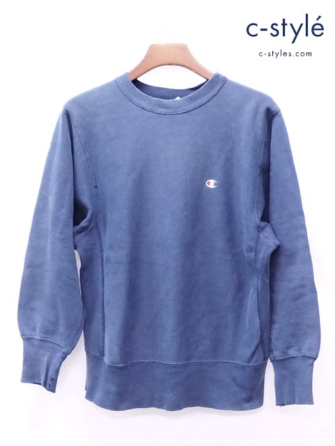 Champion チャンピオン スウェット M ネイビー リバースウィーブ