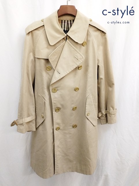 Burberrys’ バーバリーズ トレンチコート ベージュ 裏地チェック ダブルボタン