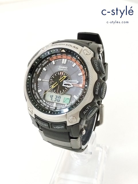 CASIO カシオ 腕時計 ブラック PROTREK クォーツ PRW-5000