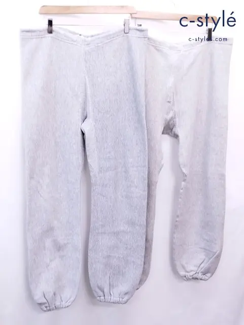 Champion チャンピオン スウェットパンツ XL グレー 70s リバースウィーブ 計2点
