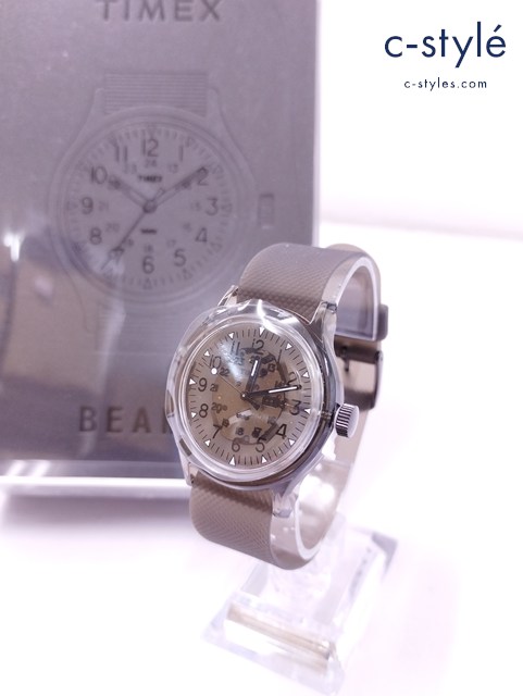 BEAMS×TIMEX ビームス×タイメックス 腕時計 ブラック系 クォーツ ORIGINAL CAMPER