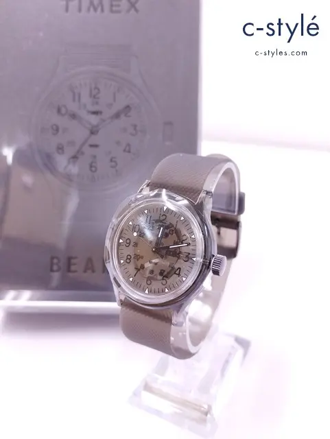 BEAMS×TIMEX ビームス×タイメックス 腕時計 ブラック系 クォーツ ORIGINAL CAMPER