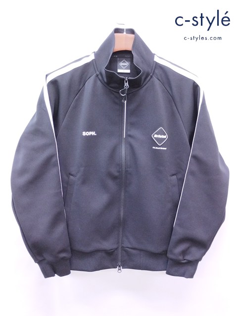 F.C.Real Bristol エフシーレアルブリストル トラックジャケット S ブラック TRAINING TRACK JACKET