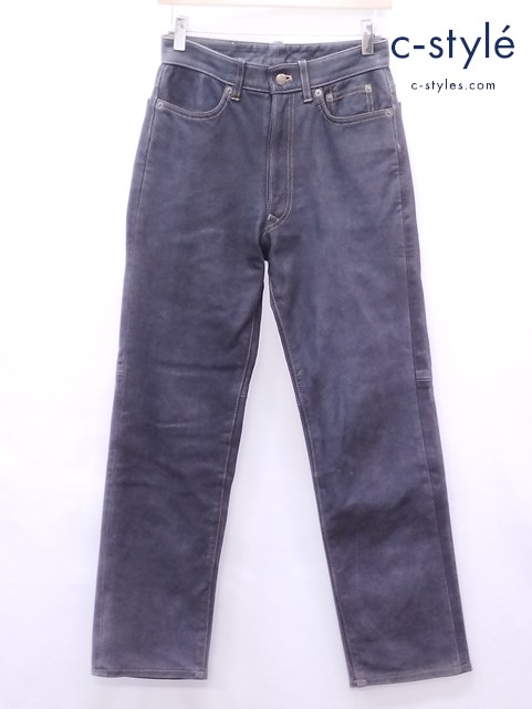 KUSHITANI クシタニ パンツ 29 ブラック EXPLORER JEANS 7027 レザー
